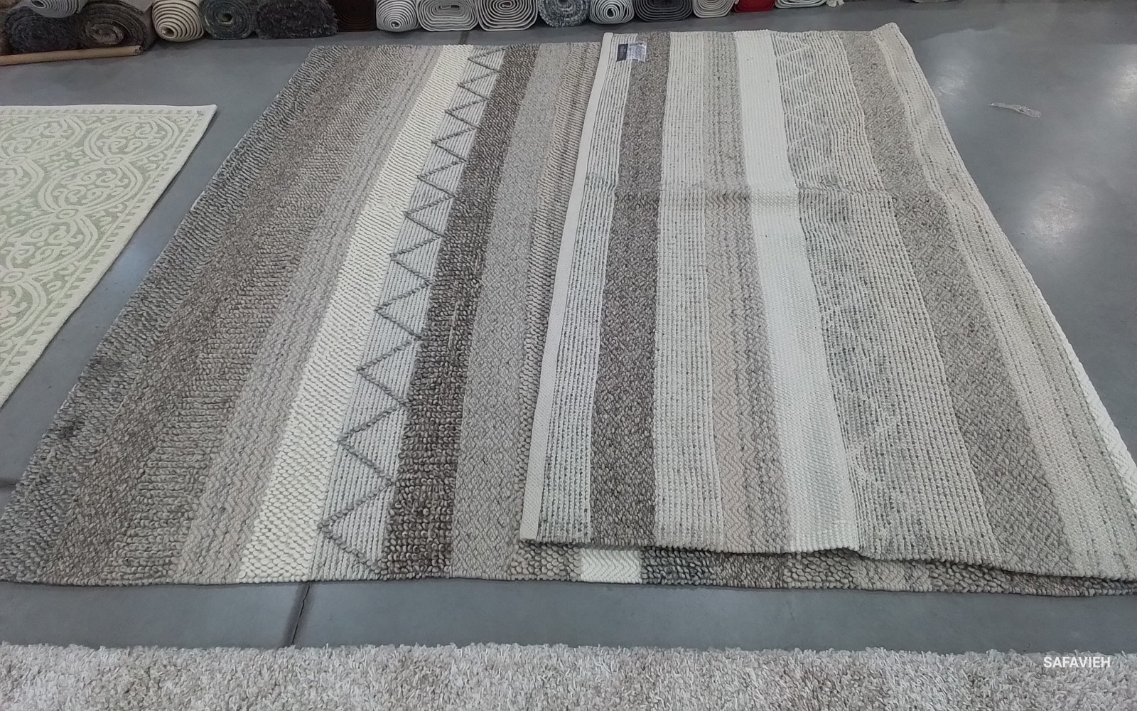 BEIGE 9'-0" x 12'-0" Stained Rug, Reduced Price 1172777985 NAT101A-9 gallery