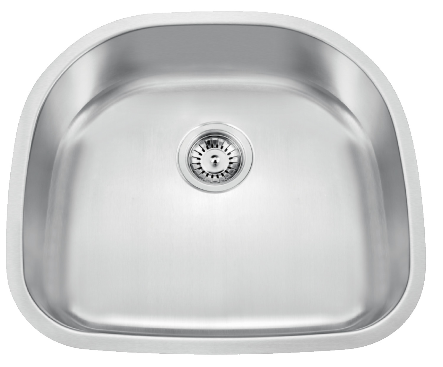 Stainless Steel Single Bowl D Shape Undermount Kitchen Sink 18 Gauge gallery