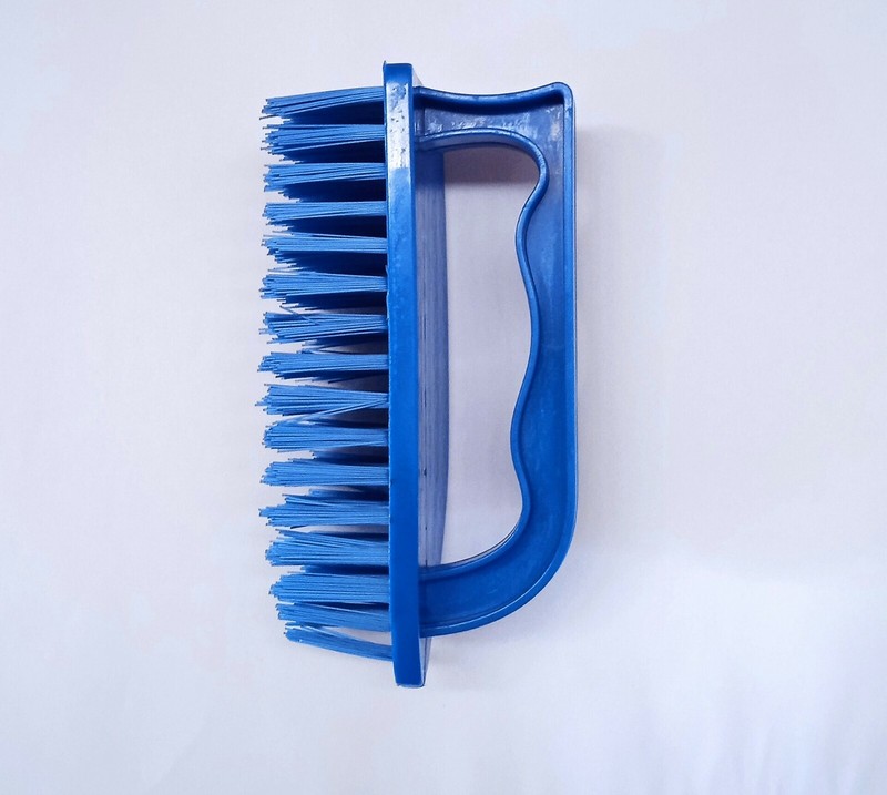 High Quality Plastic Floor Dust Cleaning Hard Scrub Hand Brush With Flat Handle gallery