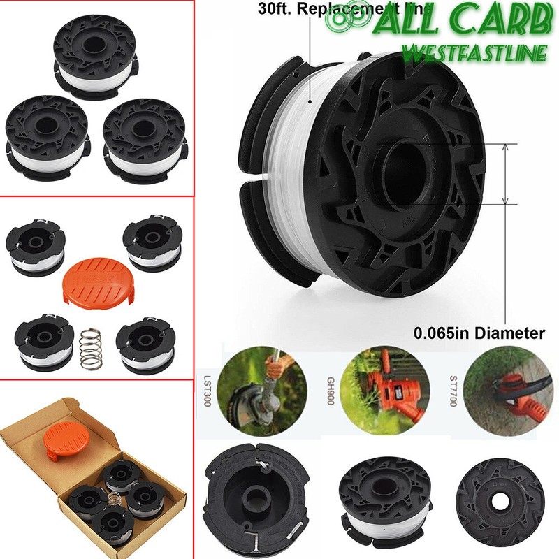 3-Pack Replacement For BLACK+DECKER AF-100-3ZP 30ft 0 .065" Trimmer Spool gallery