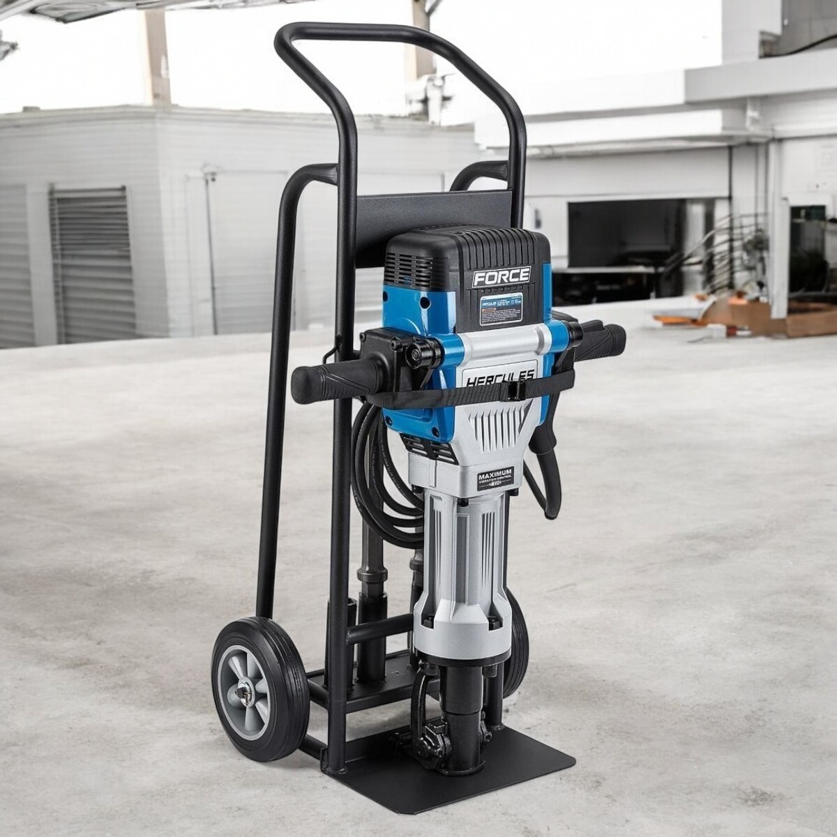 350 lb Capacity Universal Breaker Hammer Cart Transport with Adjustable Straps gallery