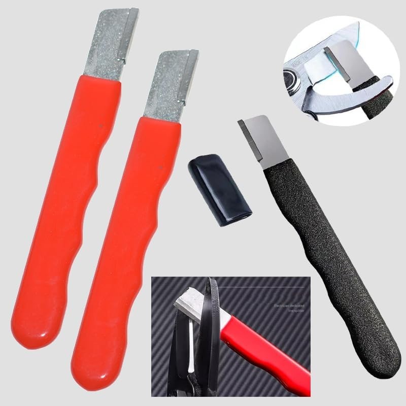 Black/red Garden Tool Sharpener QuickGardening Scissors Sharpener for Lawn Mower gallery
