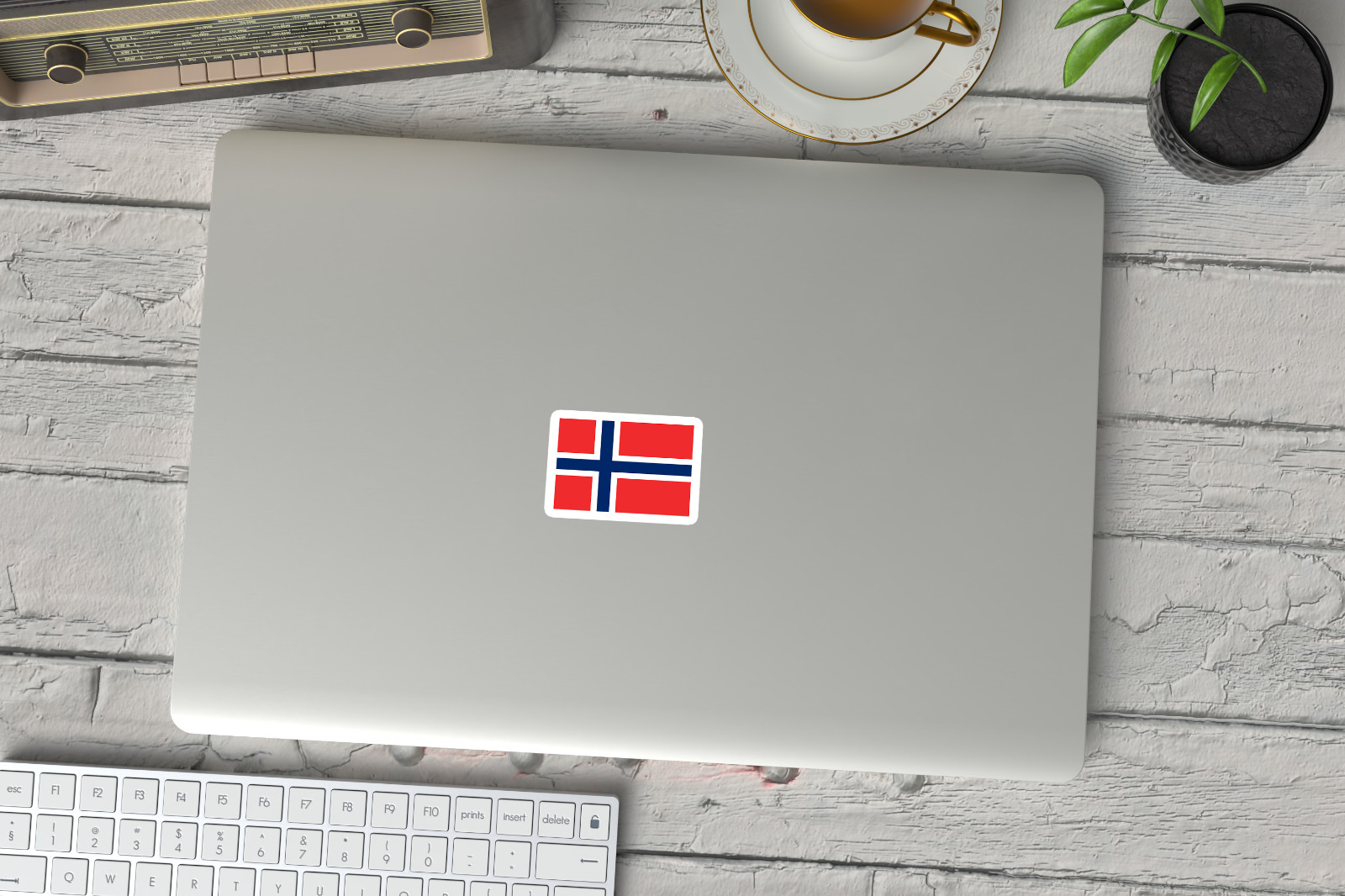 6 Pack Norway Flag Decals - Durable Weatherproof Vinyl Stickers gallery