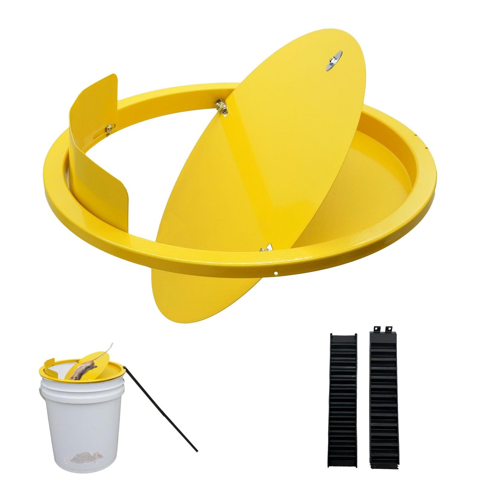 Bucket Lid Mouse Trap Metal 5 Gallon lid,Strong Material yellow gallery
