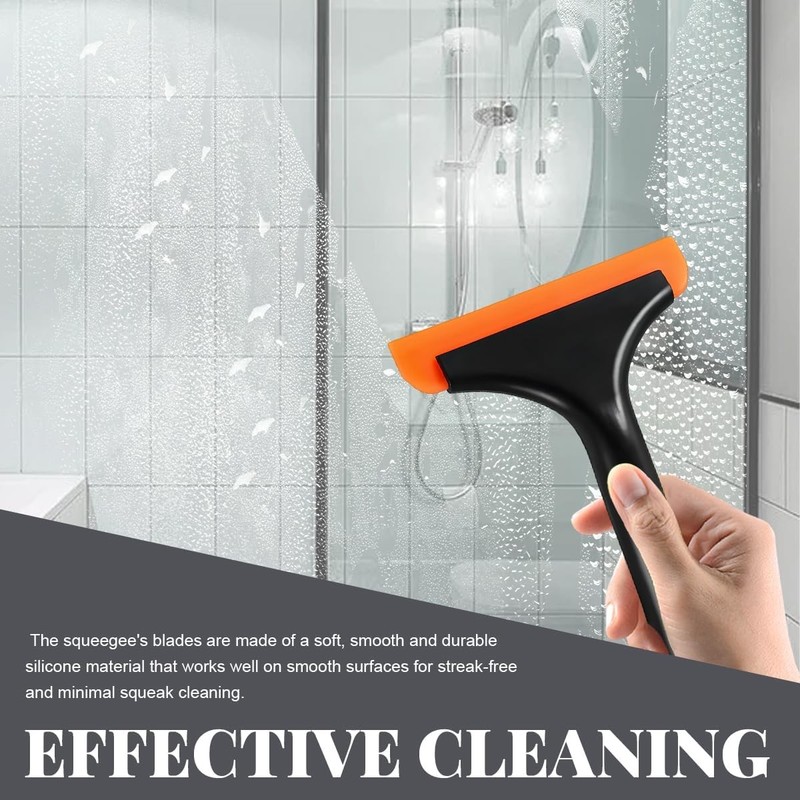 Small Rubber Window Squeegee Auto Windshield Water Blade Scraper for Car Home gallery