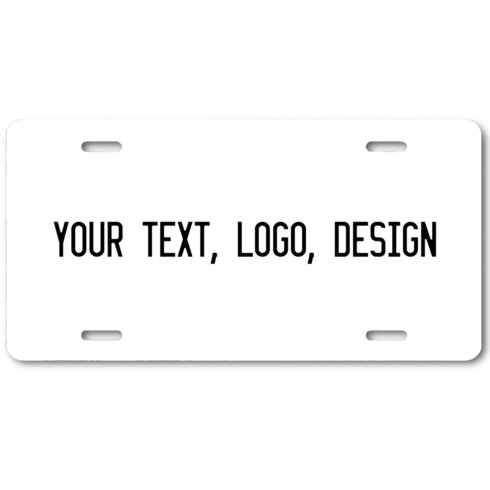 Your Logo Text Aluminum Car Personalize License Plate or SIGN Tag Name Custom gallery