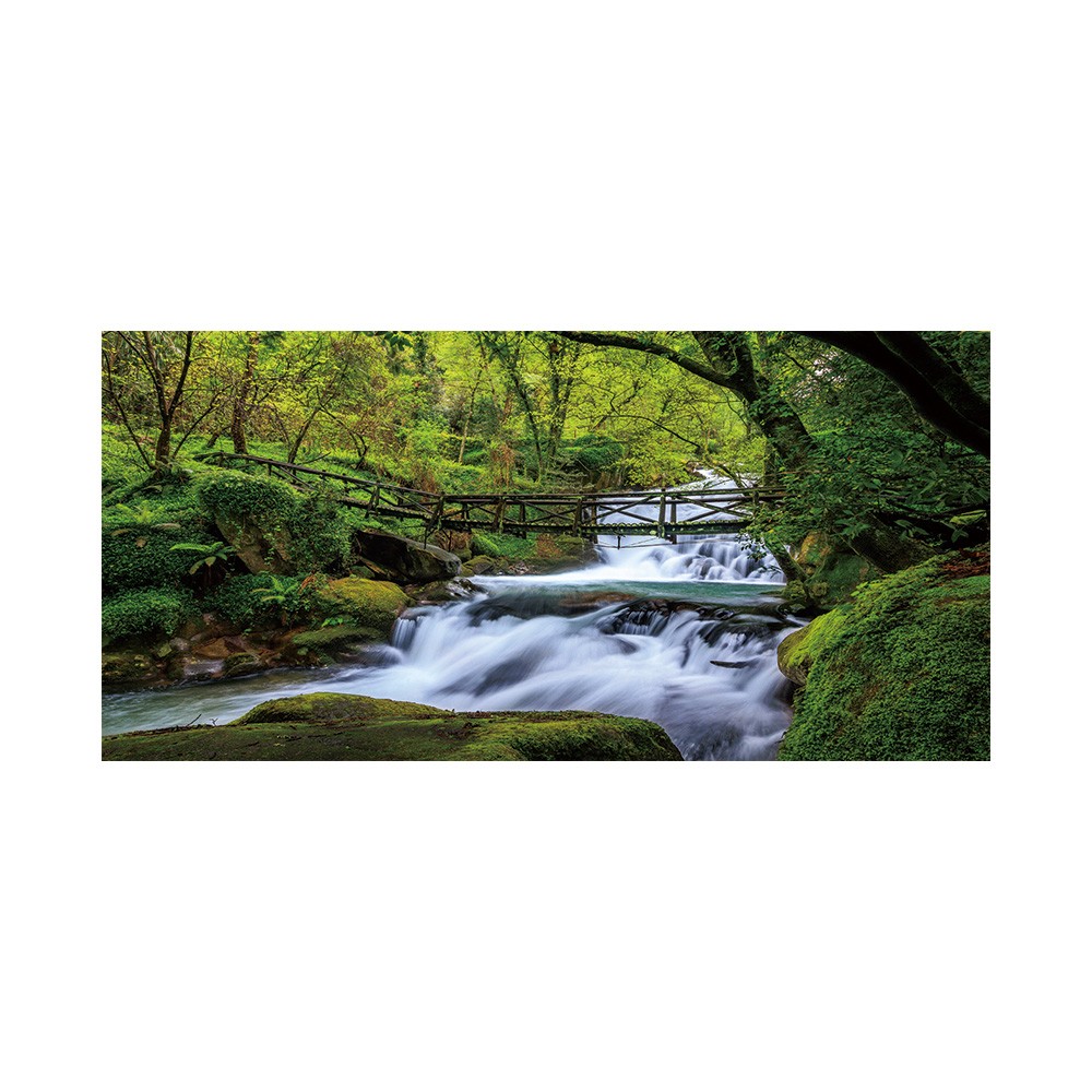 Canvas Painting Waterfall View Landscape Wall Art Nature Lake Posters Prints Art gallery
