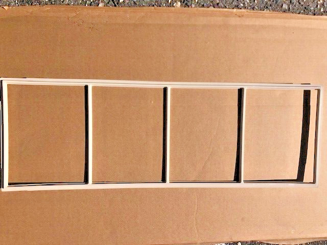 Garage Door Window Insert, Wayne Dalton, Sonoma, Stockton 4 Lite, Desert Tan gallery