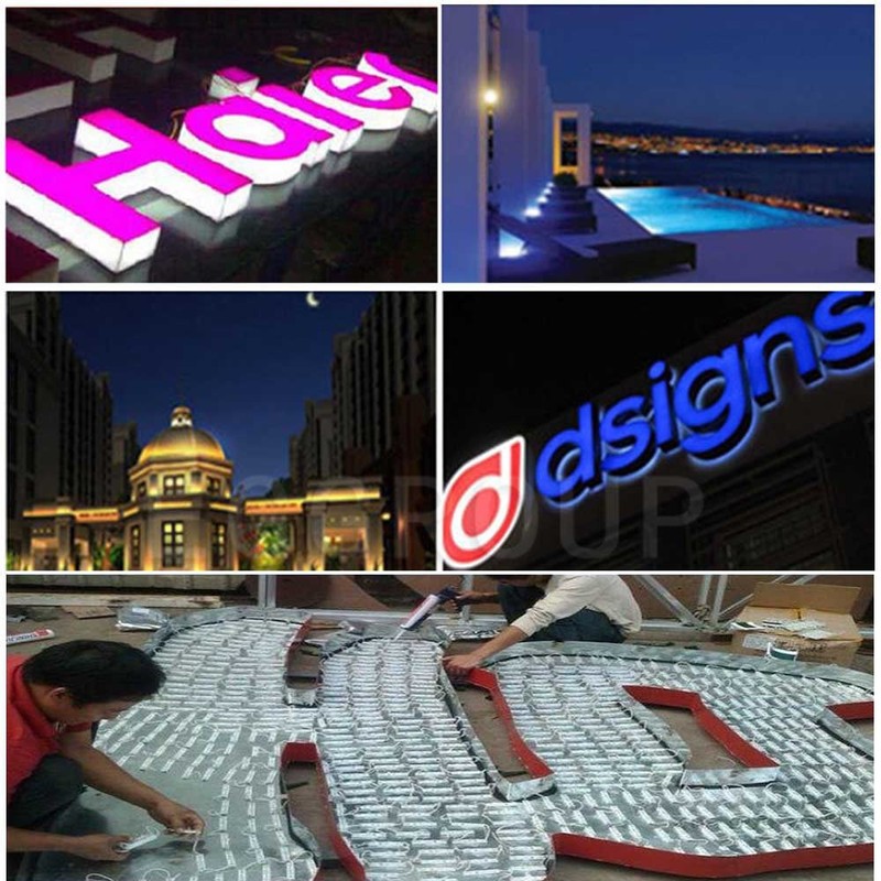 40' ft Multi-color Store Front LED Window Light Module with power supply +Remote gallery