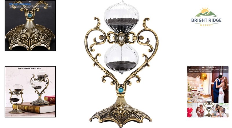 Rotating Sand Timer with Love Engraving, Perfect Gift for Special Occasions gallery