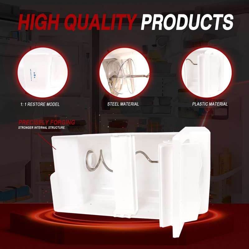 Ice Container241860803 Refrigerator Ice Bin Compatible with Frigidaire Ice Maker gallery
