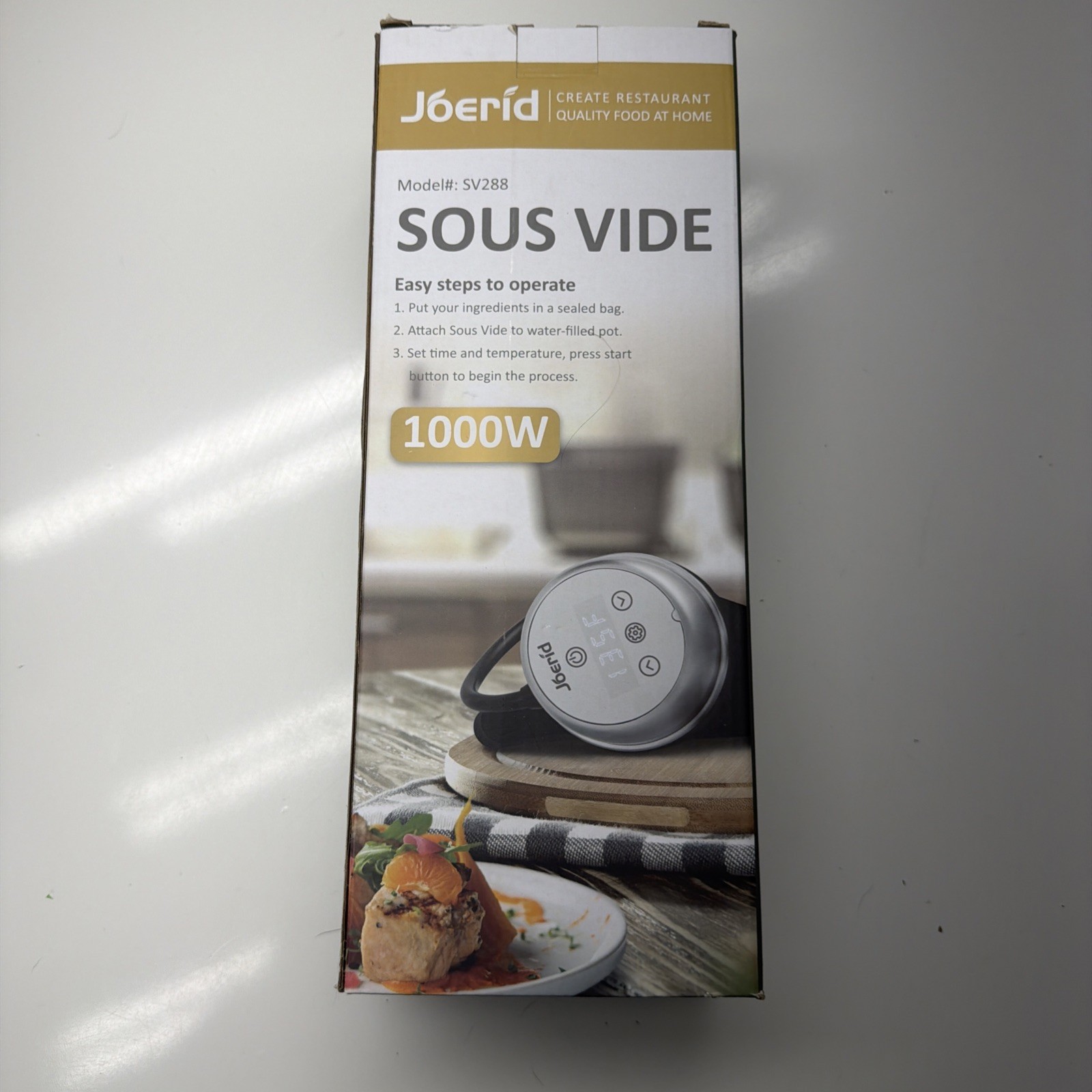 Joerid Sous Vide Cooker - Model SV288 - 1000W - New In Box gallery