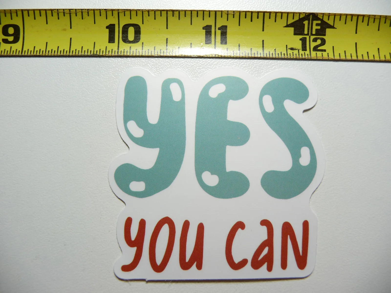 YES YOU CAN SMALL STICKER DECAL MOTIVATIONAL POSITIVE ATTITUDE MOTIVATE KINDNESS gallery
