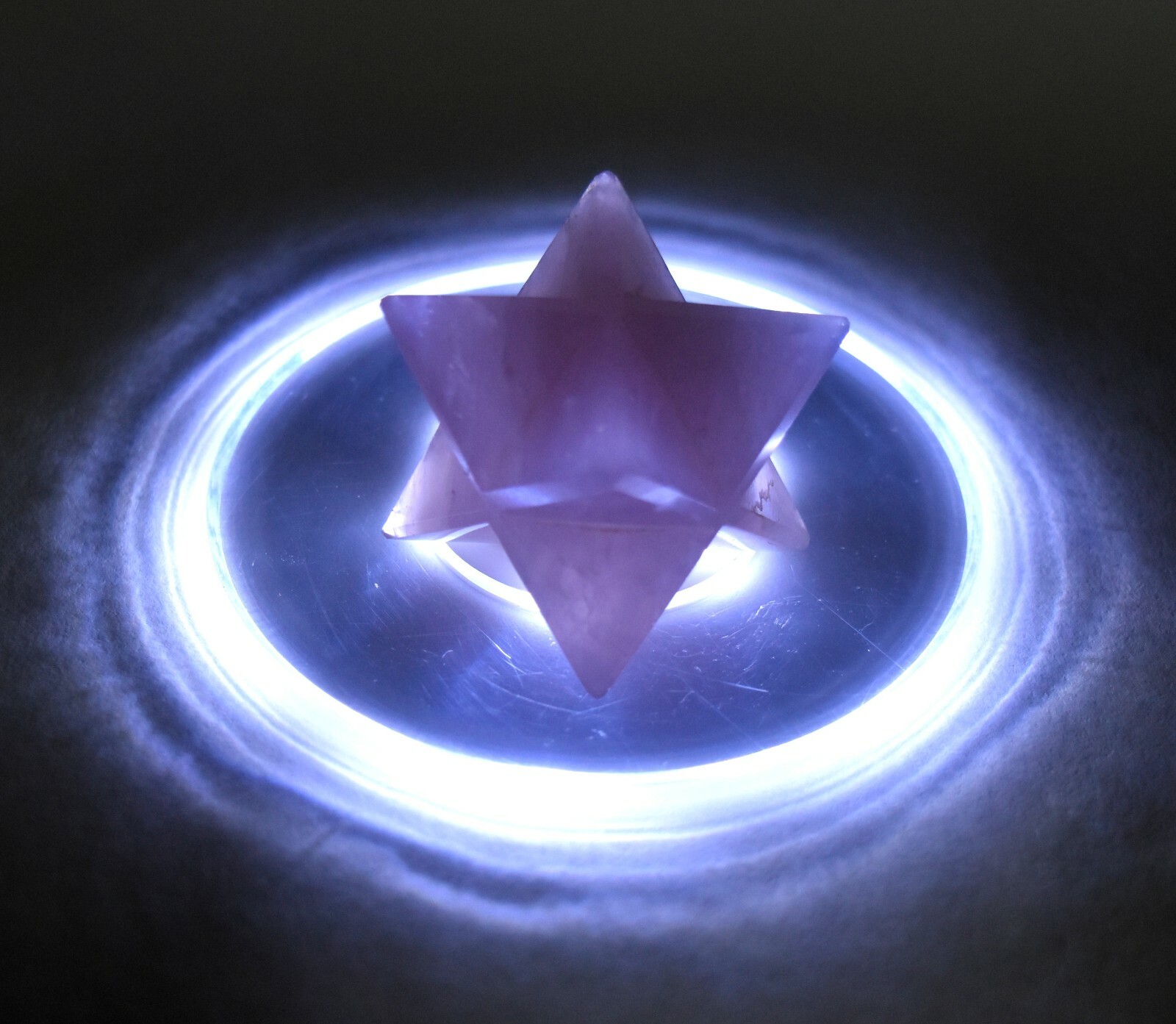 Acrylic Ultra-Thin White LED Light Base for Mineral Crystal Stone Displaying gallery