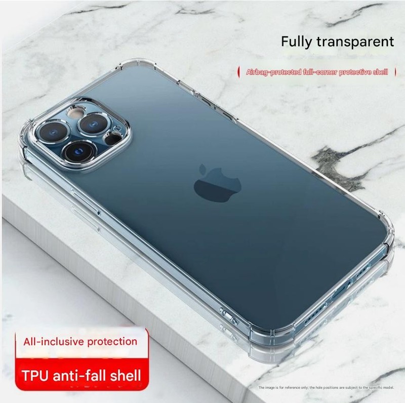 Clear Case Shockproof Cover for iPhone 17 16 15 14 13 12 11 Pro Max Mini XS XR X