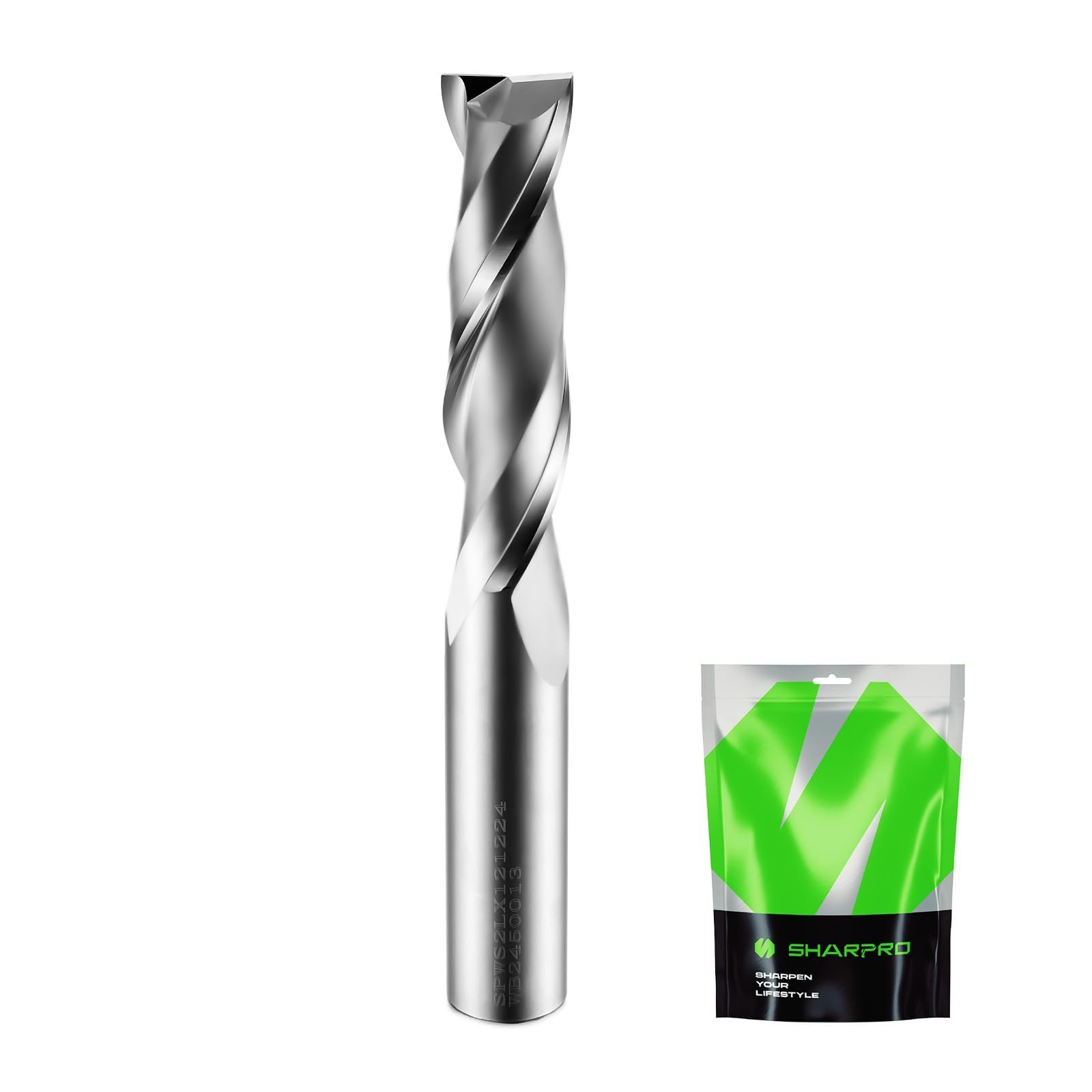 Extra Long 1/2" Upcut Spiral Router Bit - Solid Carbide, Ideal for Wood & Plasti gallery