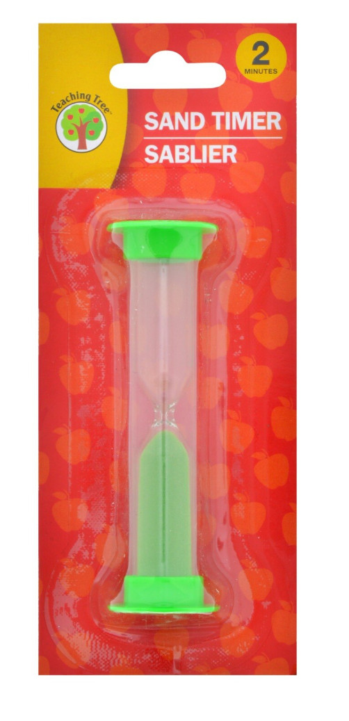 Teaching Tree Sand Timer 2 Minute Hourglass ~ Eggs, Time Out, Exercise, Cooking gallery