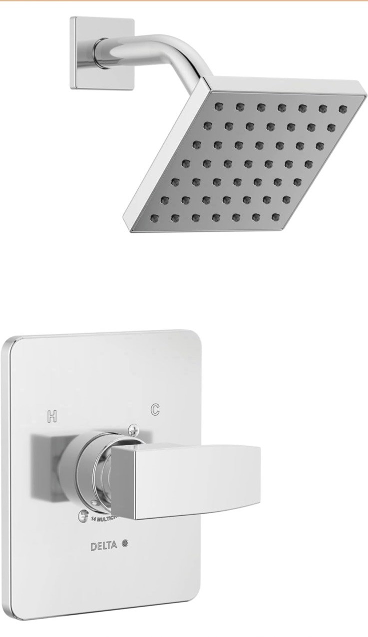 Delta Modern 14 Series Shower Faucet Set, Chrome T14267-PP (Valve Not Included gallery