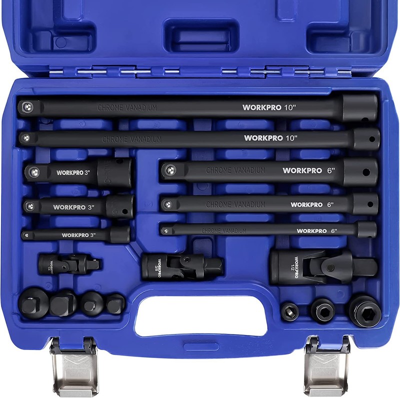 WORKPRO 18PC/9PCS Impact Driver Extension Bar Drive Socket Extension Accessories gallery