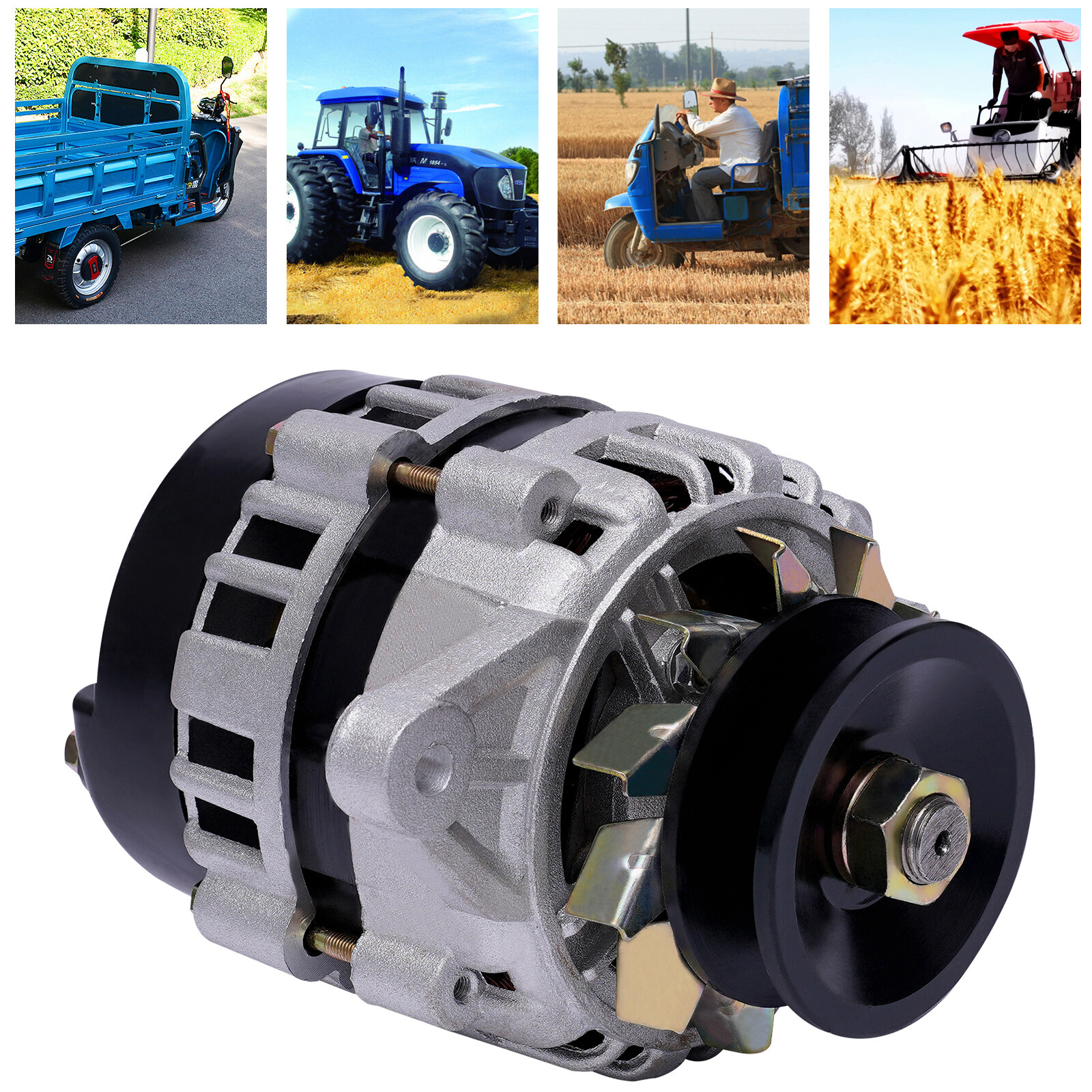 2000W Brushless Permanent Magnet Generator DC PMA Low Rpm Alternator Charging US gallery
