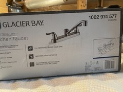 Glacier Bay Construction HD67099-0B01Double-Handle Standard Kitchen Faucet in Po