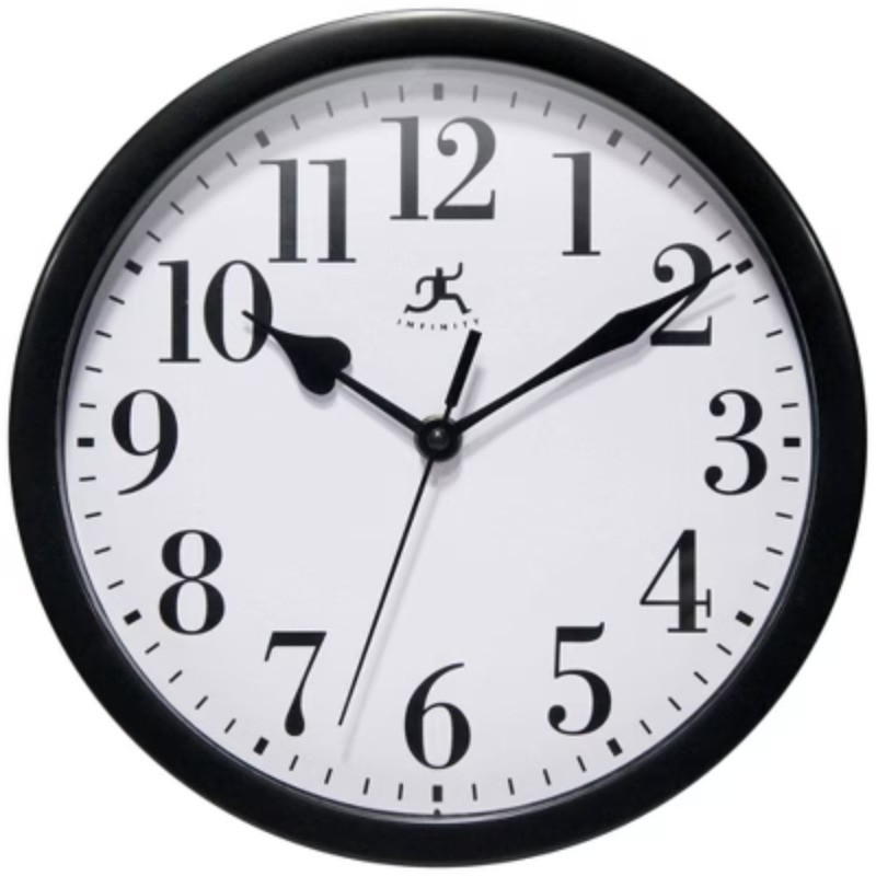 9" Plastic Wall Clock