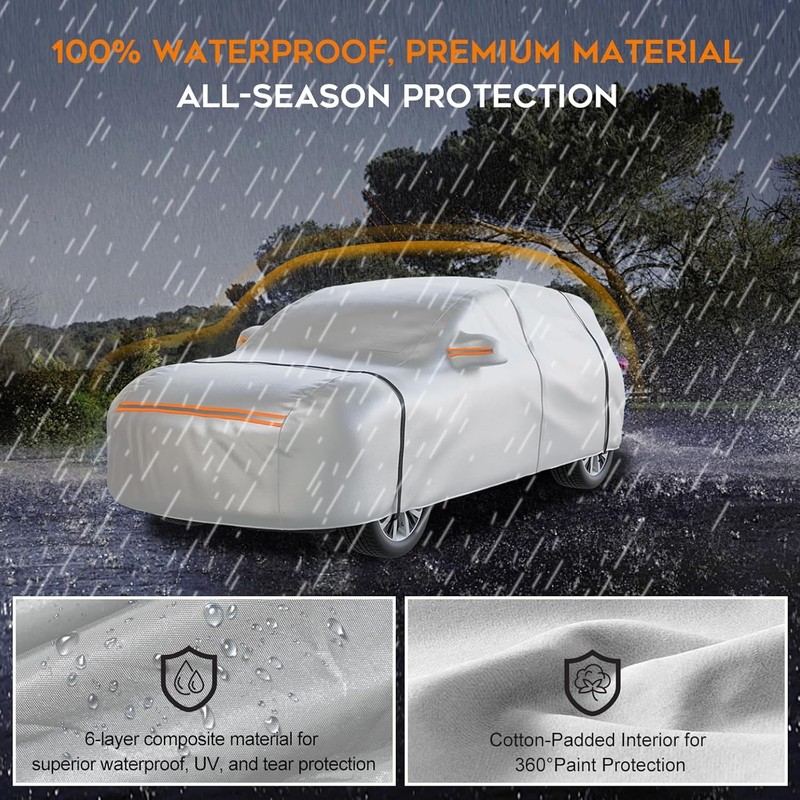 Waterproof SUV Car Cover: 6-Layer Protection from Rain, Snow, UV & Dust - Univer gallery