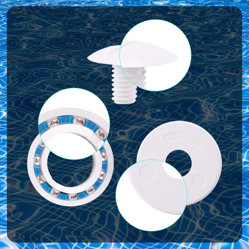 Pool Cleaner Rebuild Kit Compatible With Polaris 280 180 Bearings Wheels Screws gallery