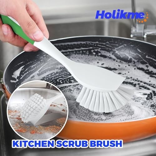 7 Pack Kitchen Cleaning Brush Set, Dish Brush for Cleaning, Kitchen Scrub gallery