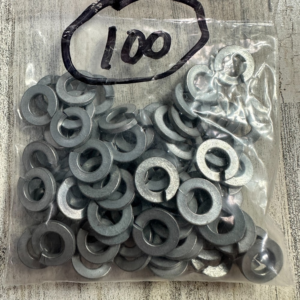 Hot Dipped Galvanized Split Lock Washer 1/2" OD Qty:100 pcs