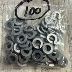 Hot Dipped Galvanized Split Lock Washer 1/2″ OD Qty:100 pcs