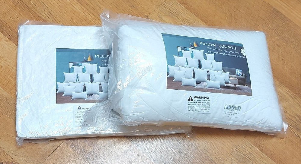 Square Pillow Insert Form Stuffer Bedding Bed Long Pillows Decor Hypoallergenic
