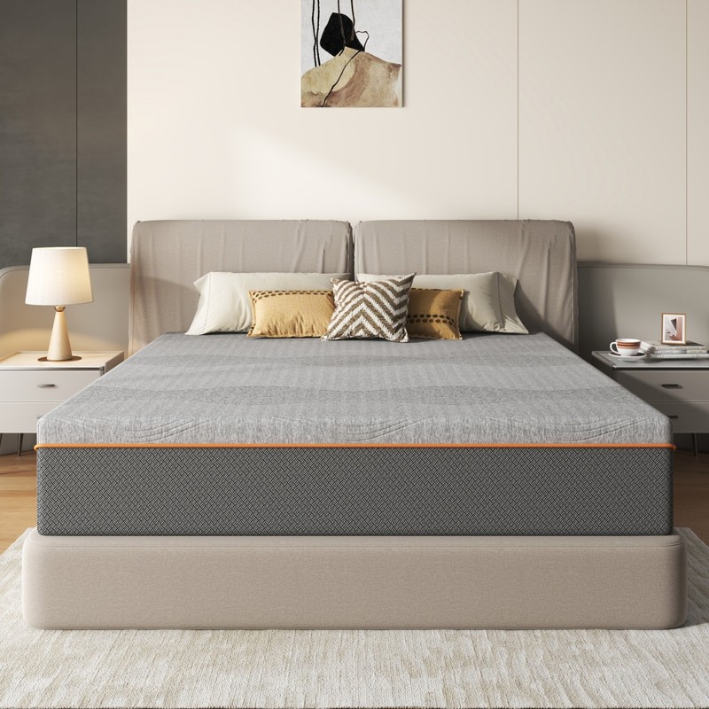 14" Full/Queen/King Size Memory Foam Mattress Medium Soft CertiPUR-US Certified gallery