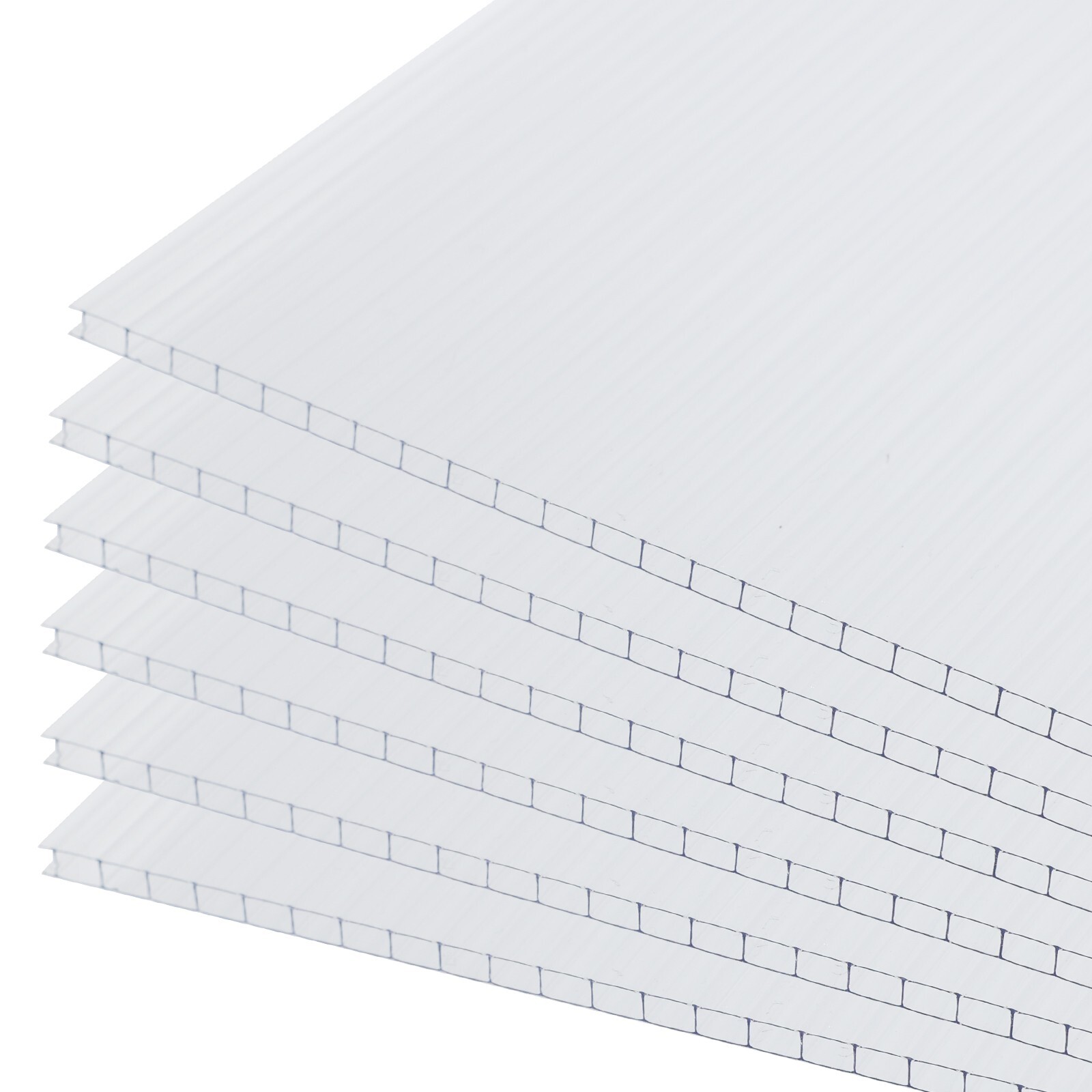 Aoodor 6Pcs 24" x 64" Polycarbonate Greenhouse Panels Waterproof UV Protected gallery