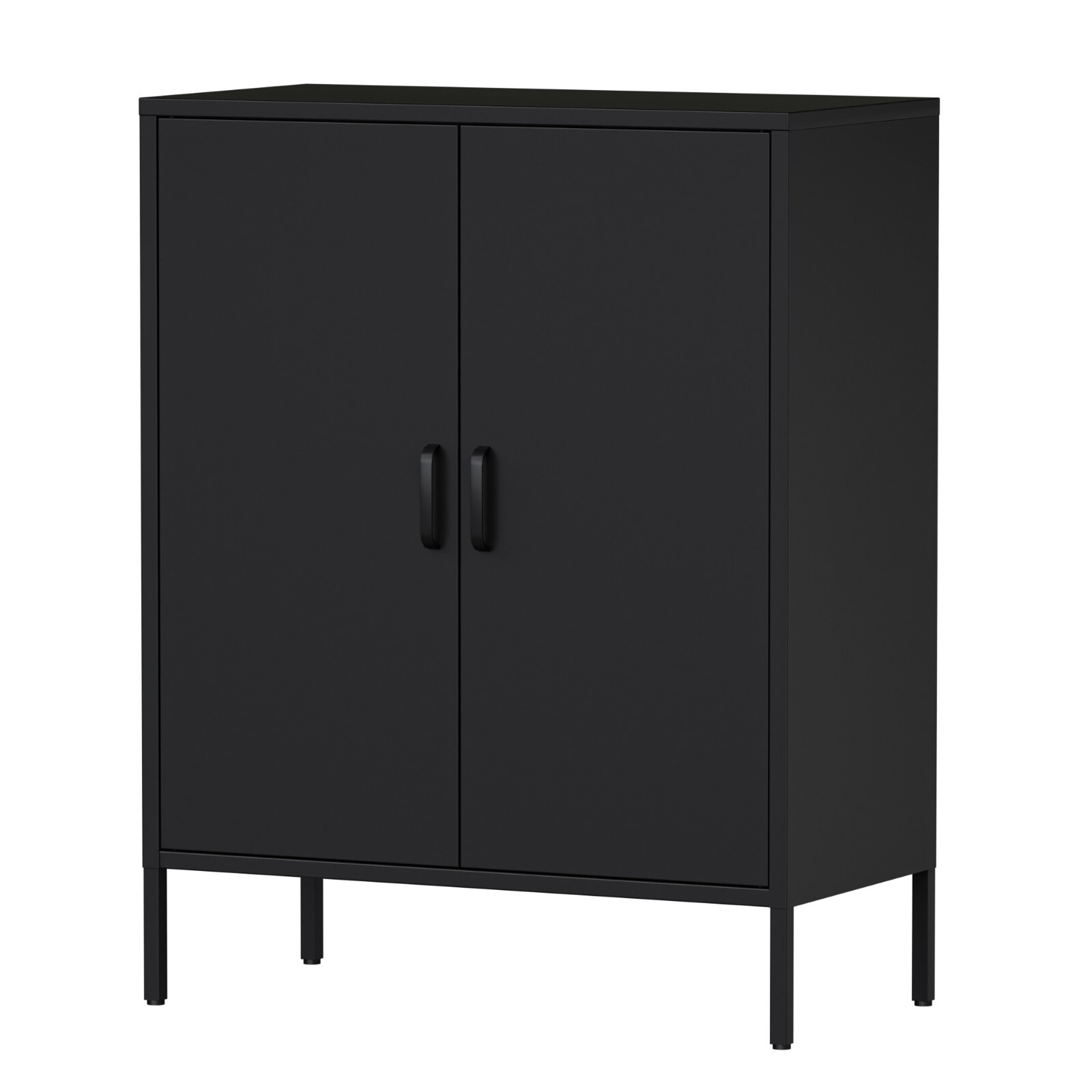 Cofar Modern Metal Storage Cabinet With 2 Doors For Bathroom,Bedroom,Living Room gallery