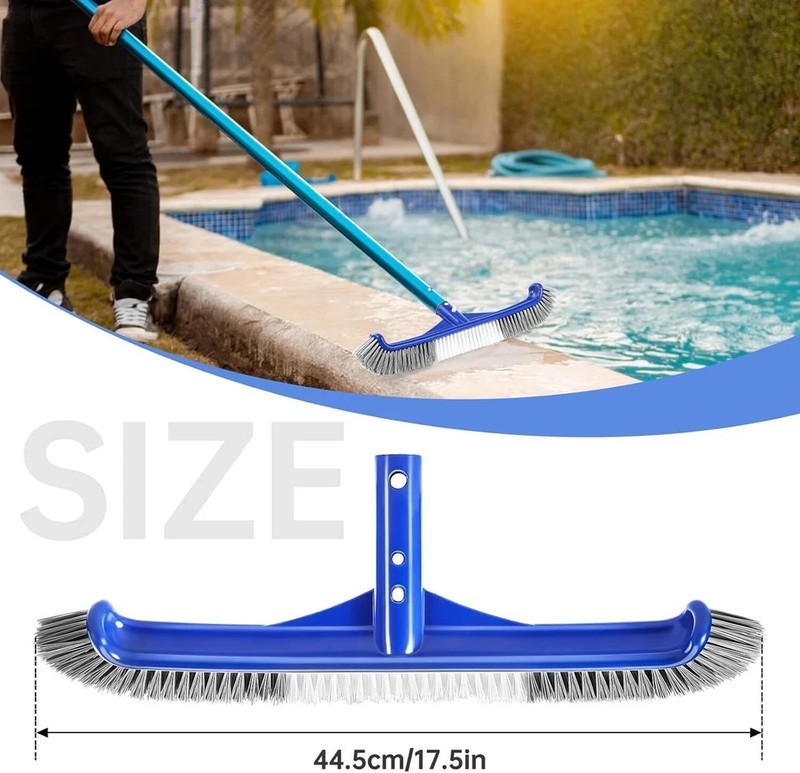Pool Brush Head 175 Pool Brushes for Cleaning Pool Walls Curved Ends New gallery