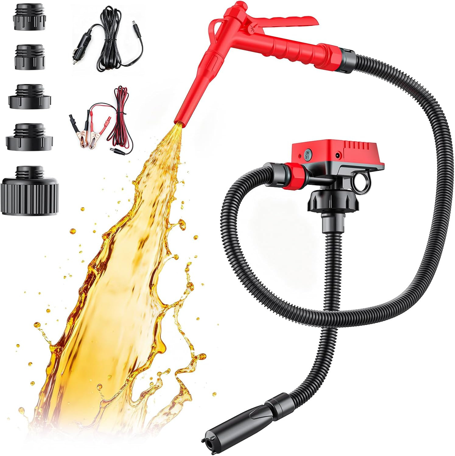 5 GPM Cordless Fuel Transfer Pump Compatible with Dewalt 20V & Milwaukee 18V Bat gallery