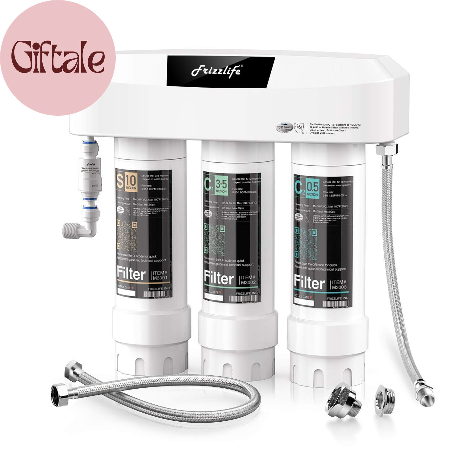under Sink Water Filter System, NSF/ANSI 53&42&372 Certified, 8 Layer 0.5 Micron gallery
