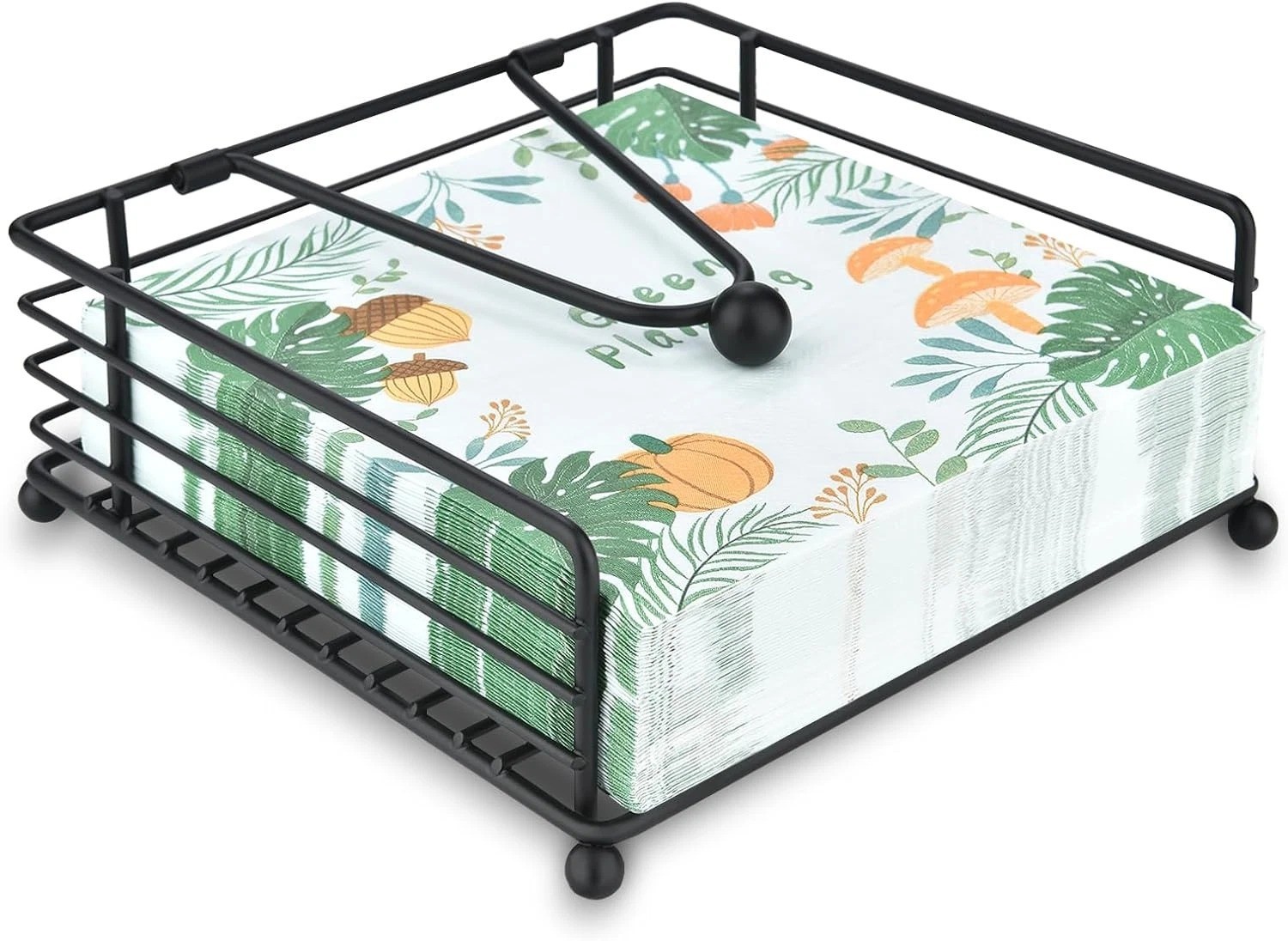Napkin Holder for Table & Kitchen - Modern Flat Napkin Dispenser for Home & Outd gallery