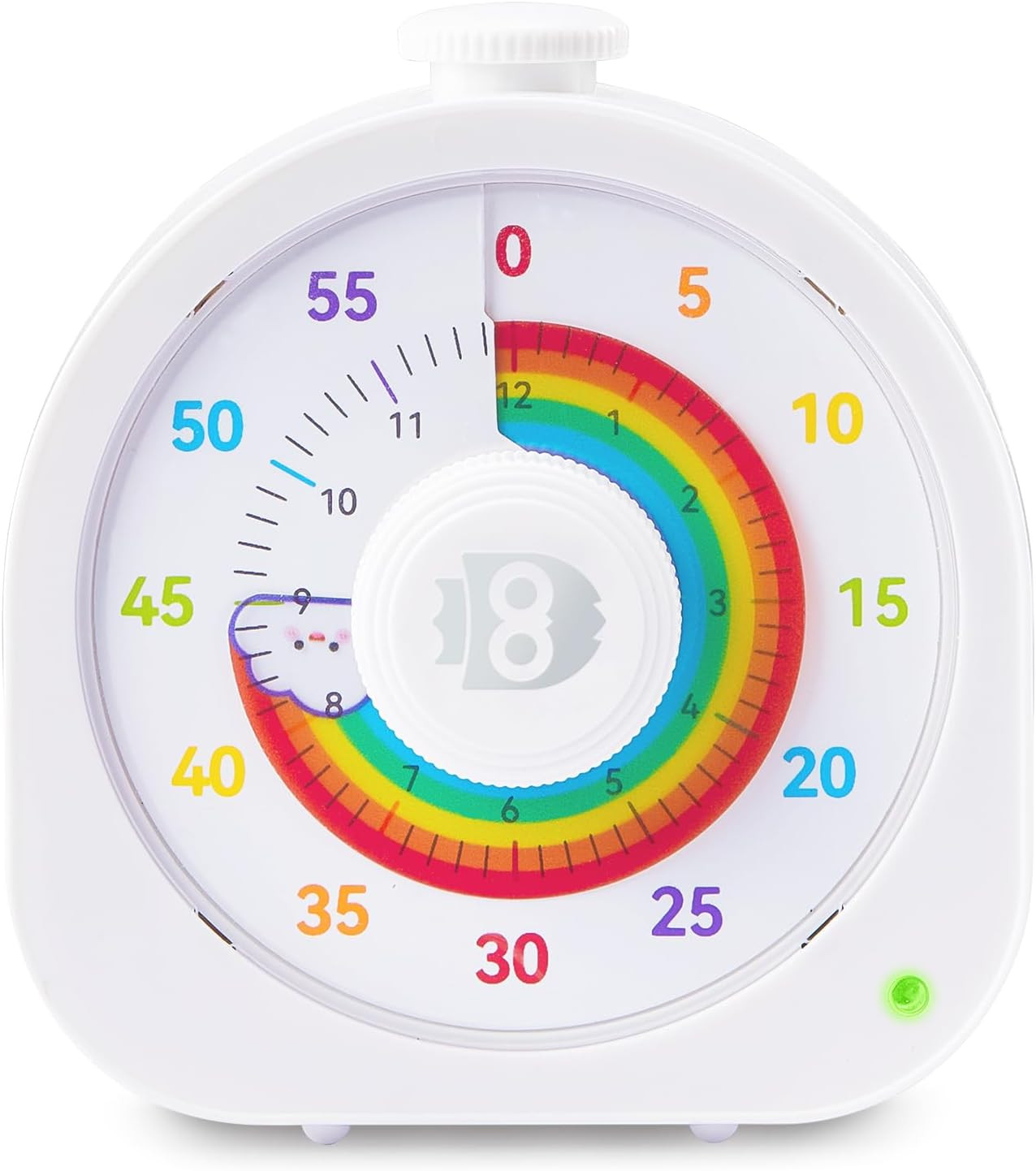 Visual Timer for Kids – 60Min/12H Rainbow Magnetic Timer for Classroom, Recharge gallery