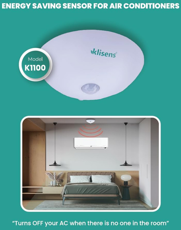 Energy Saving Motion Sensor-Automatically Turn off Air Conditioner.Reduce Your E gallery
