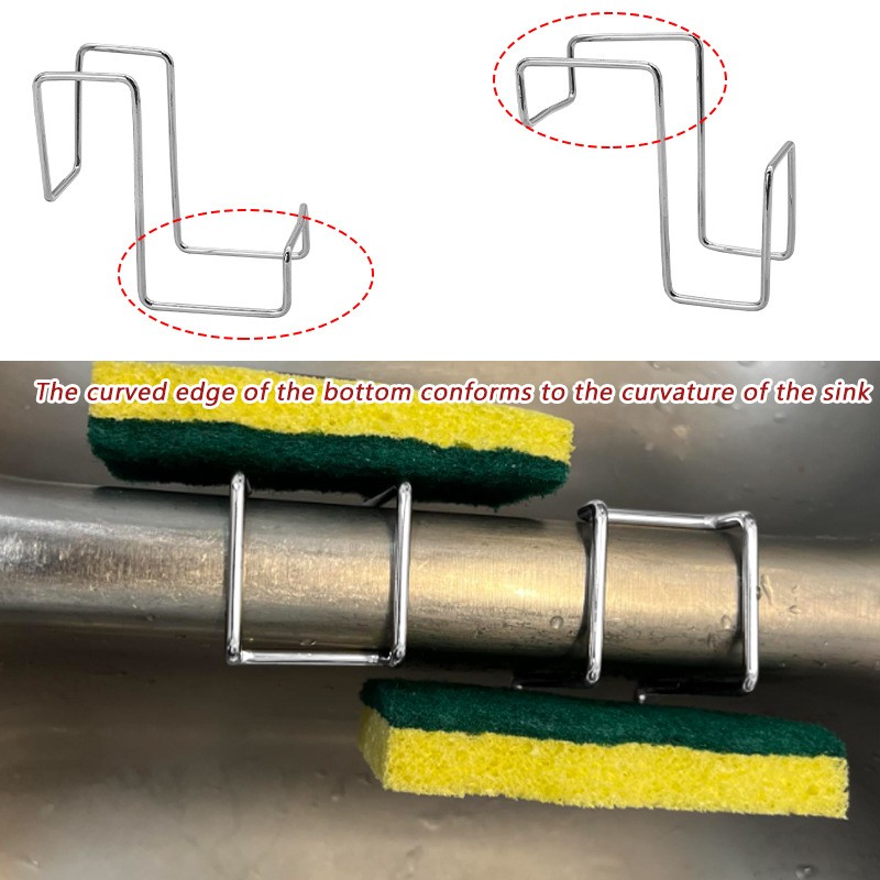 Easy-To-Clean Reusable Multi-Purpose Non-Slip Easy-To-Install Sink Sponge Holder gallery