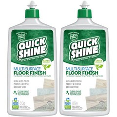 Quick Shine Multi Surface Floor Finish 27oz Pack of 2 Safe for Hardwood Vinyl…