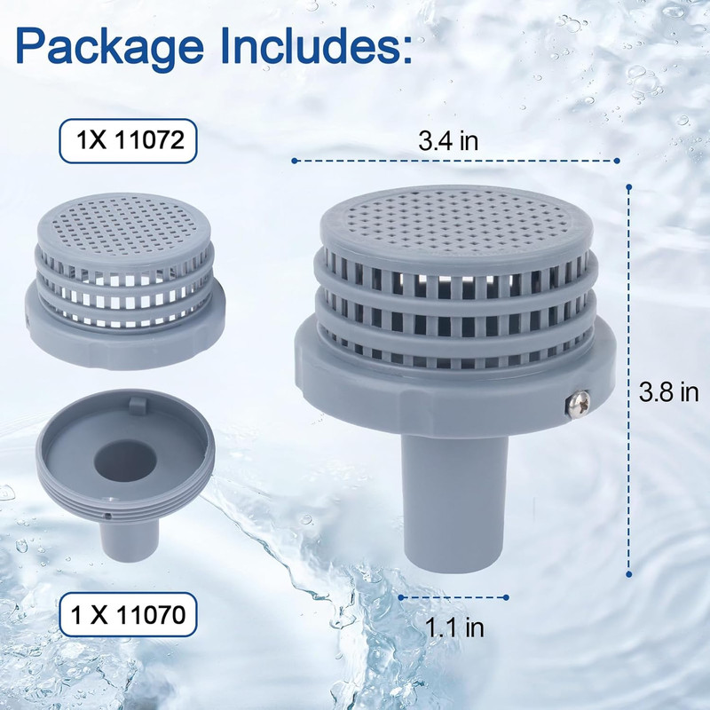 11070 11072 Pool Strainer Connector Replacement Strainer Connector gallery