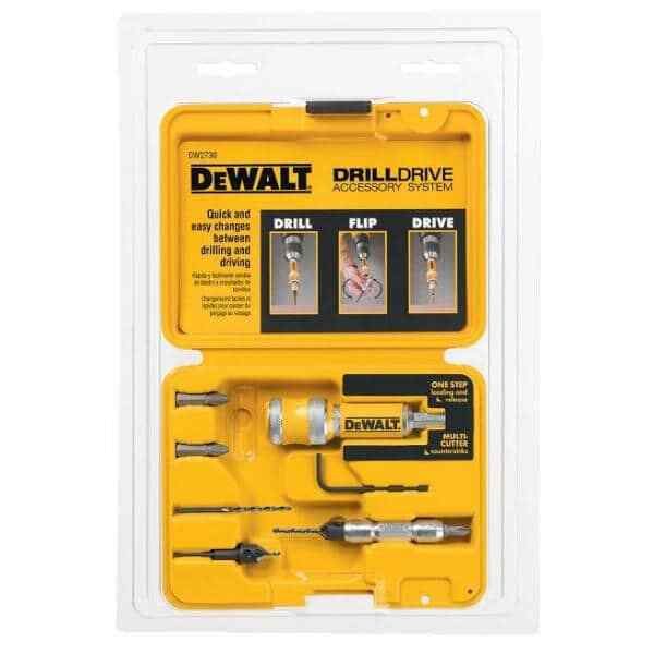 Drill Drive Set Quick-change mechanism allows easy one-step loading (8-Piece) gallery