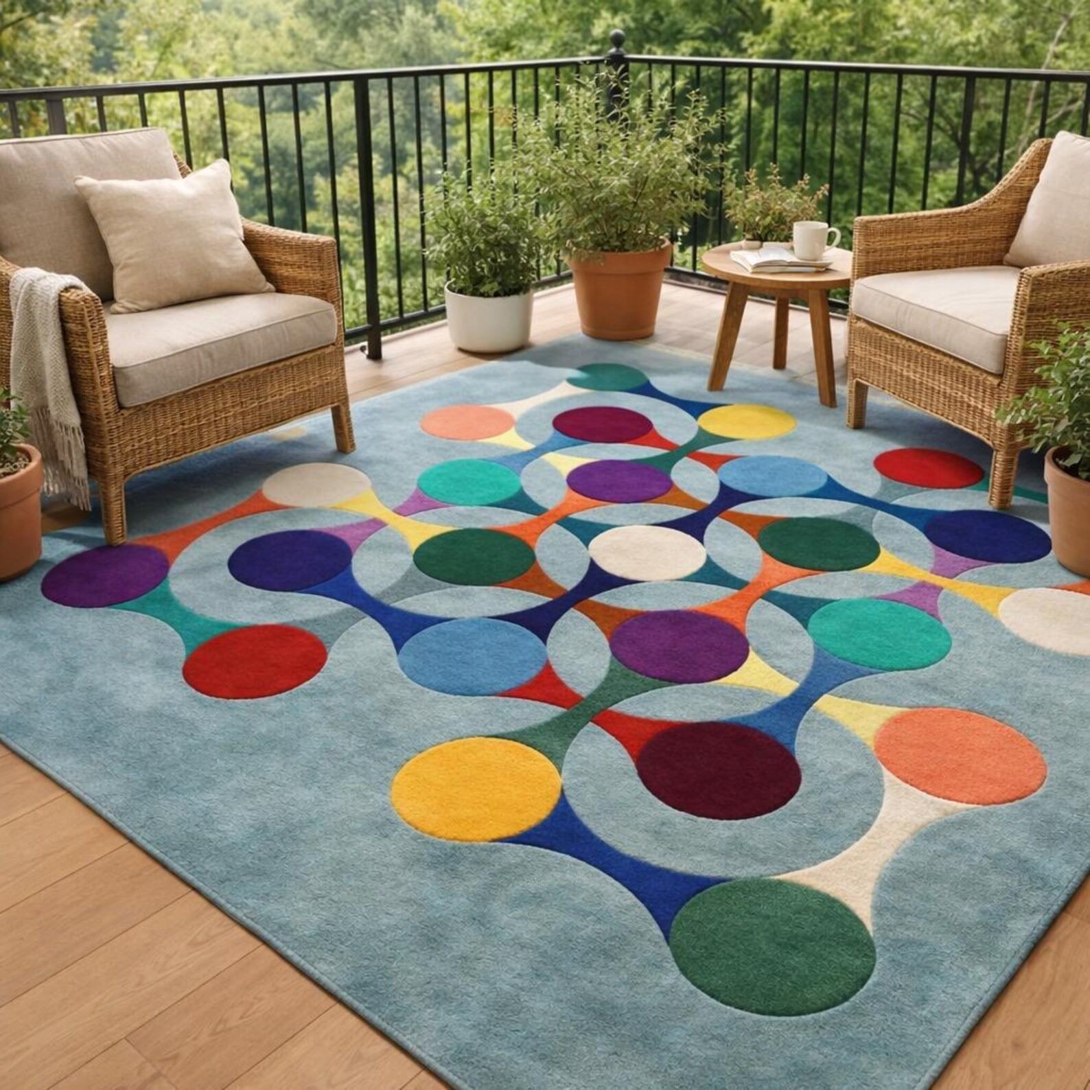 Designer Rug | Irregular Rug | Wool area Rugs | Living Room Rug | Tufted A250 gallery