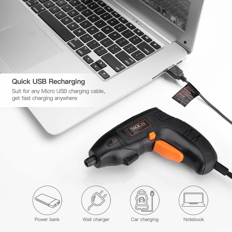 Electric Screwdriver, Tacklife Cordless Screwdriver Rechargeable 1500 mAh Li-on gallery