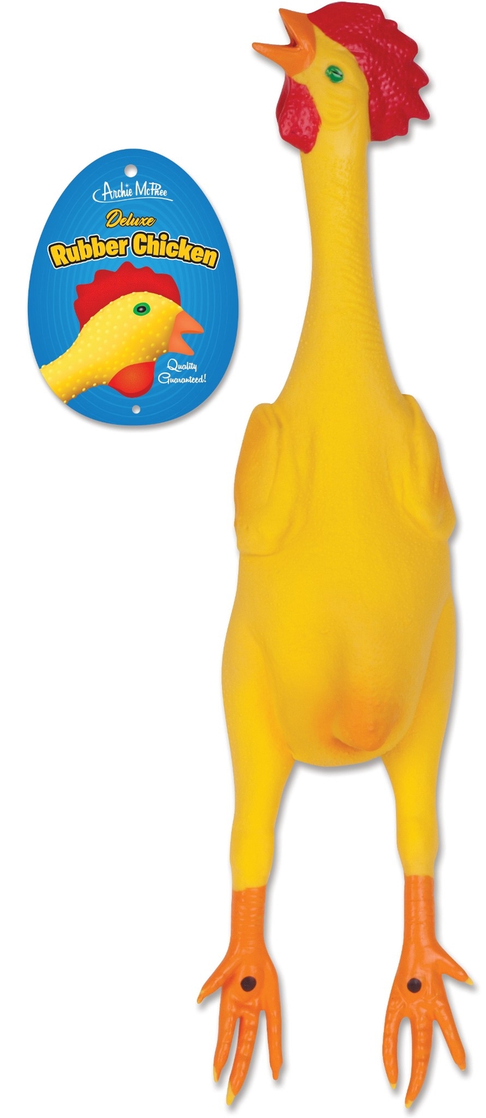 DELUXE RUBBER CHICKEN - Classic Fun Gag Joke HIGH QUALITY Toy - Archie McPhee gallery