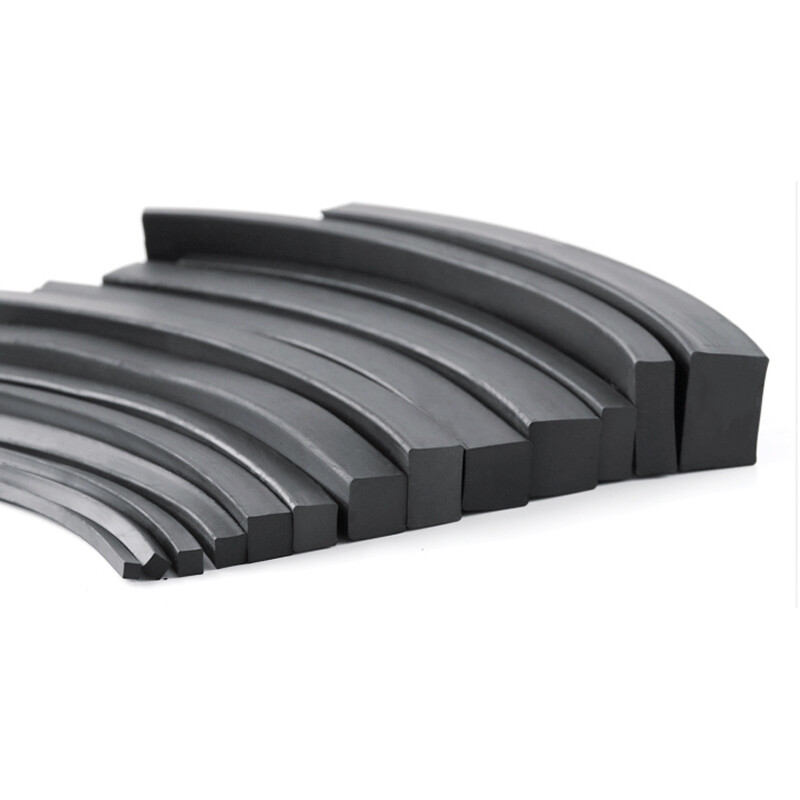Smooth Solid Nitrile Rubber Strip Square Sheet Oil Resistant 4mm-40mm NBR Black gallery