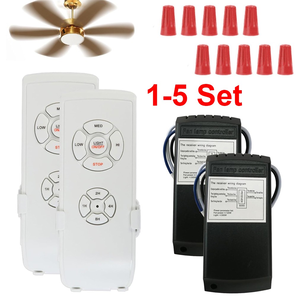 Universal Ceiling Fan Remote Control Kit Ceiling Fan Light Timing & Speed Remote gallery